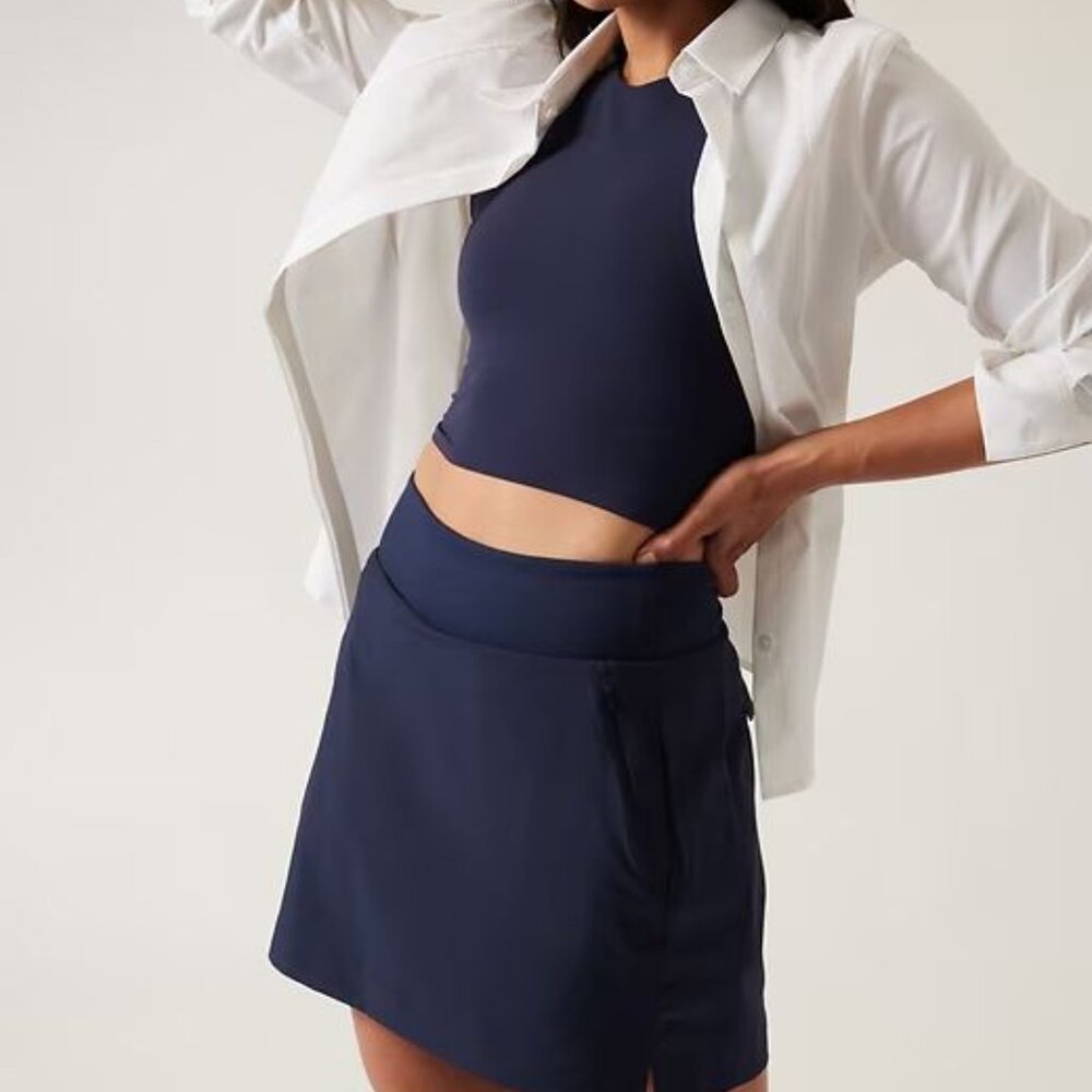 Athleta Soho Skort - Size 14 - Navy Blue